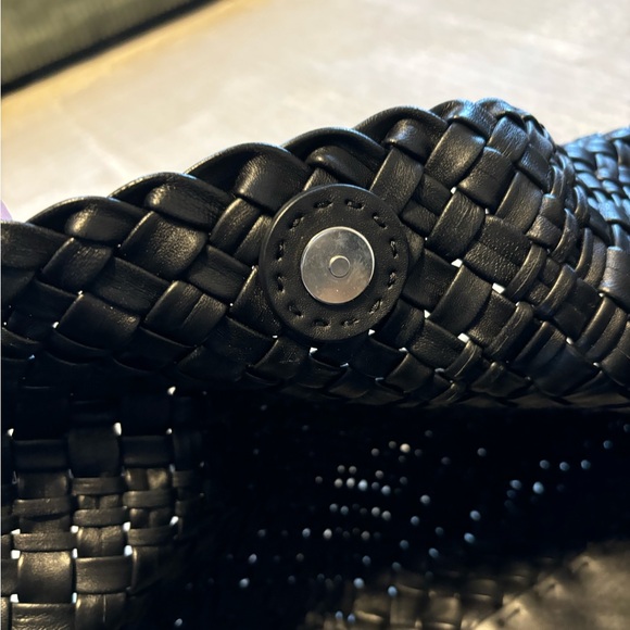 FALOR - Woven Italian Leather Tote - Picture 10 of 11